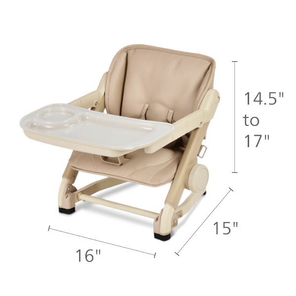 size of feed me booster seat