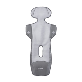 Gray cooling mattress on a white background