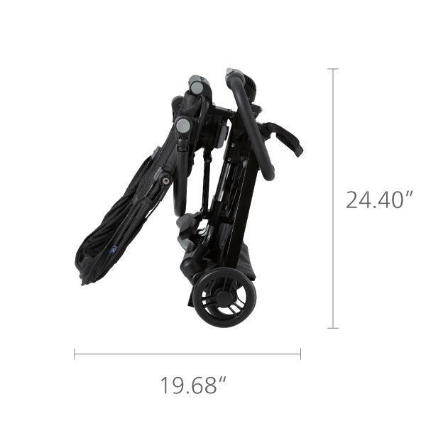 size of folded on the go