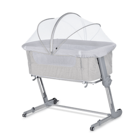 gray bassinet